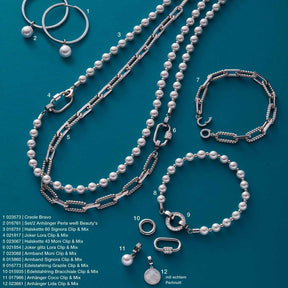 Edelstahlring  BRACCHIALE Clip & Mix