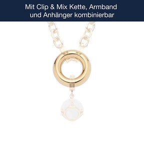 Edelstahlring  BRACCHIALE gold Clip & Mix