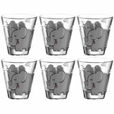Trinkglas BAMBINI 215 ml Elefant 6er-Set