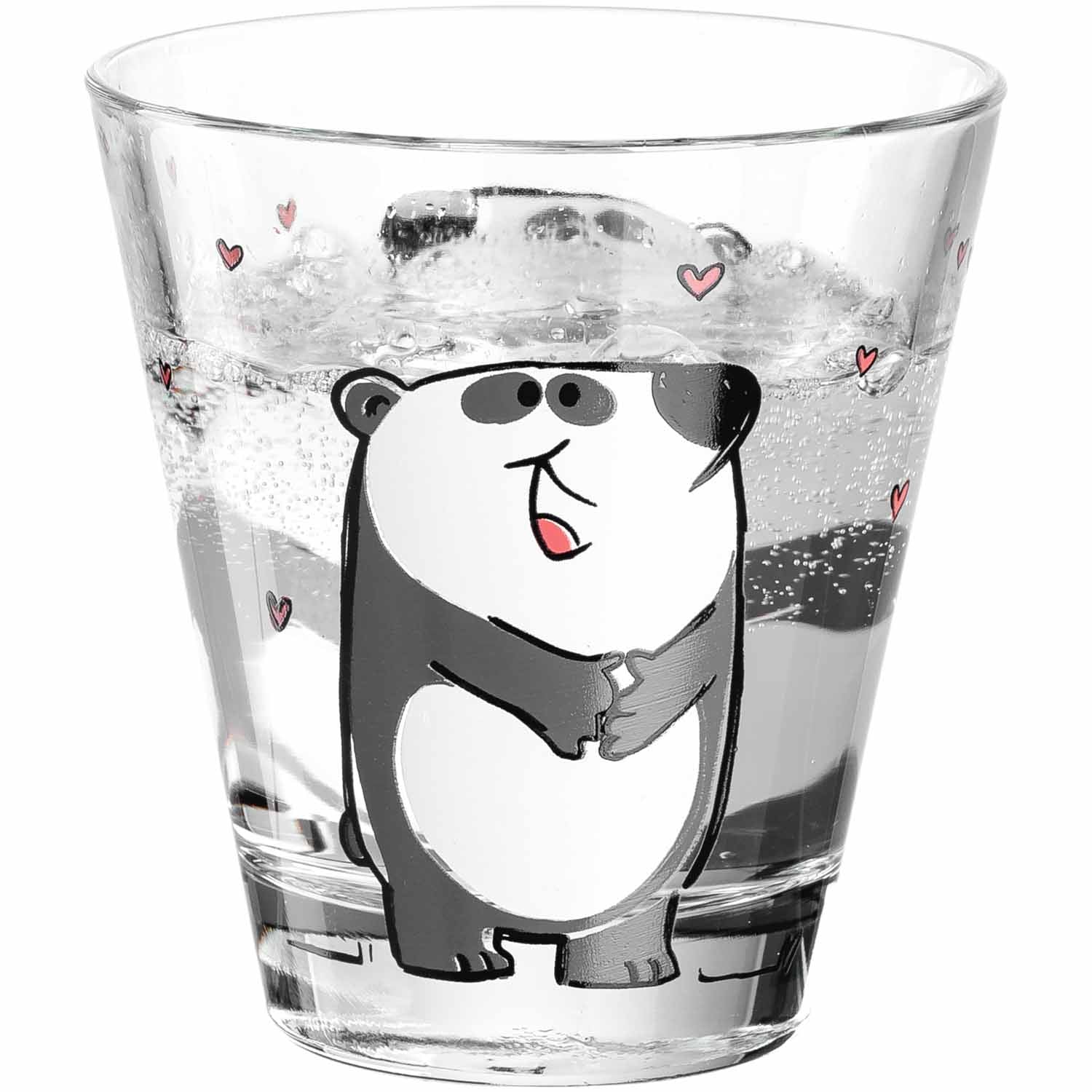 Trinkglas BAMBINI 6er-Set 215 ml Panda