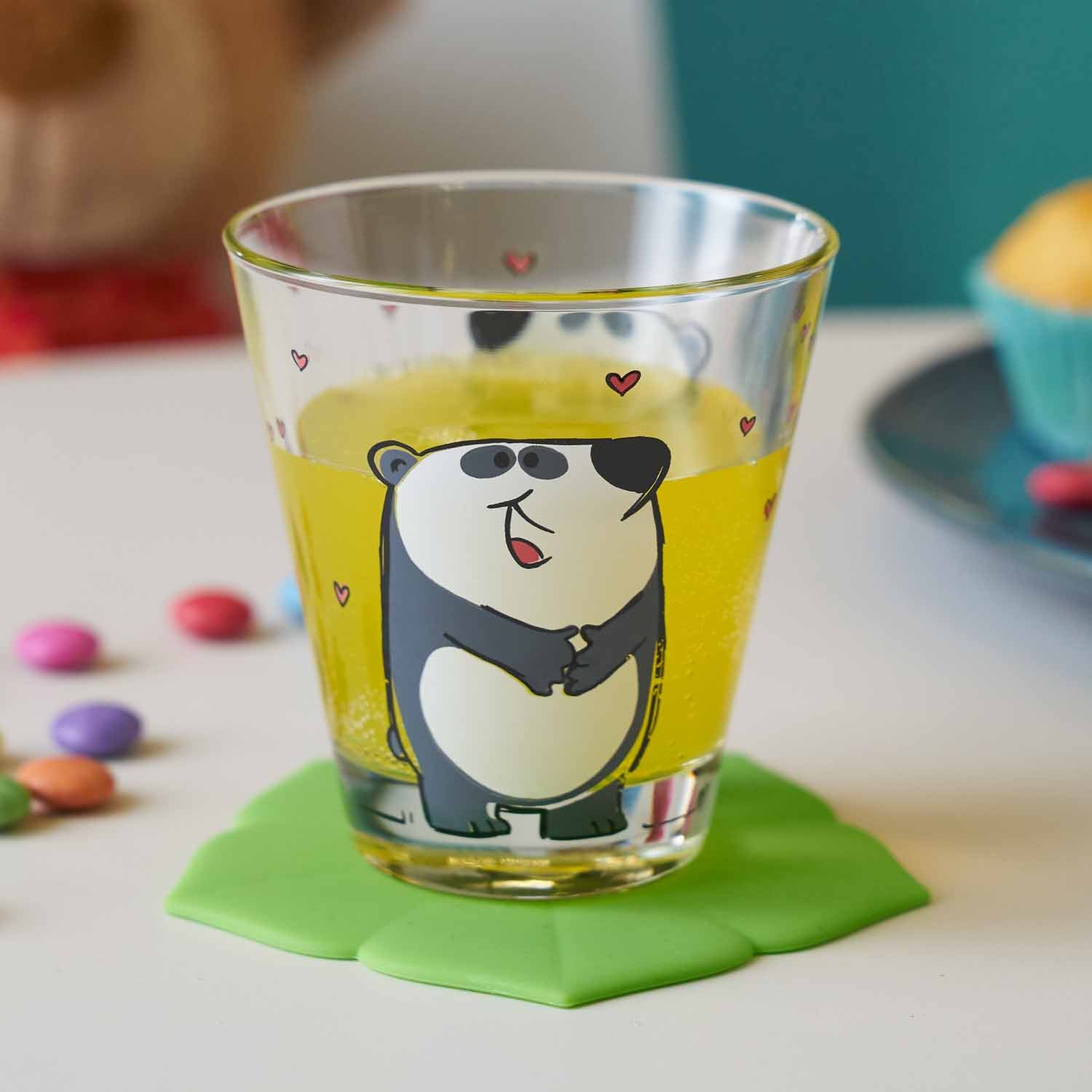 Trinkglas BAMBINI 6er-Set 215 ml Panda