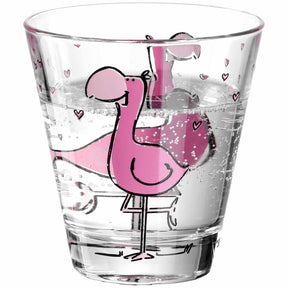 Trinkglas BAMBINI 6er-Set 215 ml Flamingo