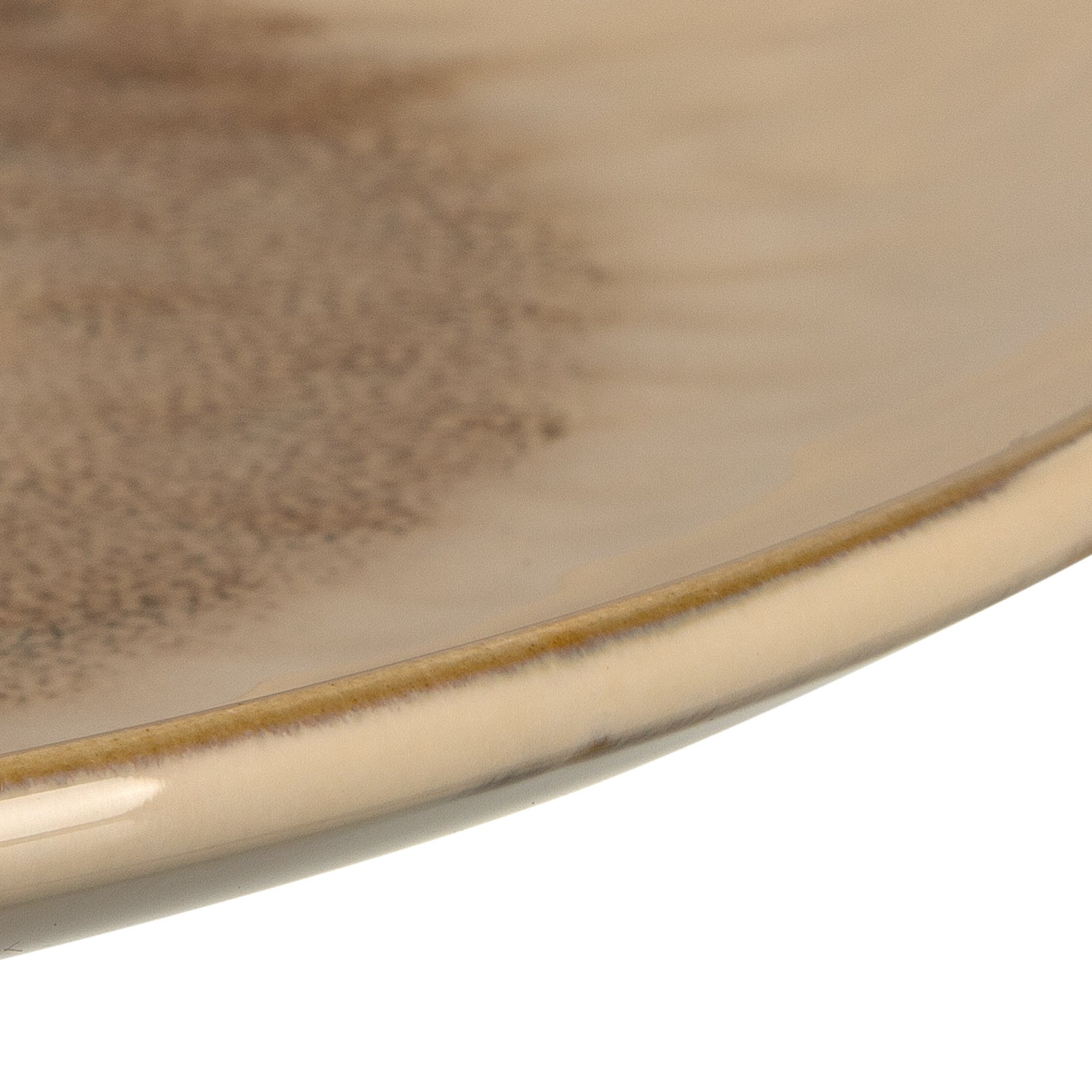 Keramikteller MATERA 23 cm beige 6er-Set