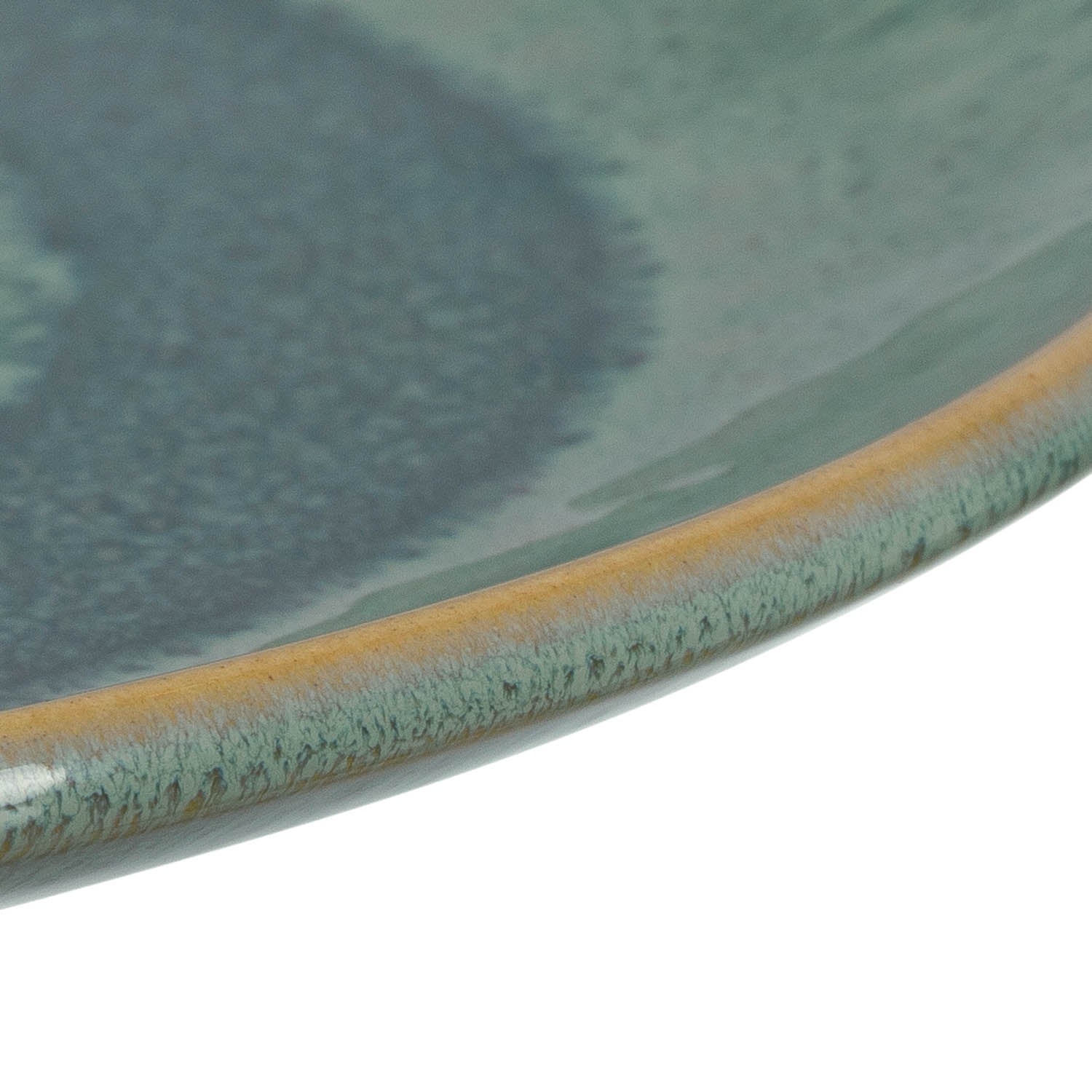 Keramikteller MATERA 23 cm grün 6er-Set