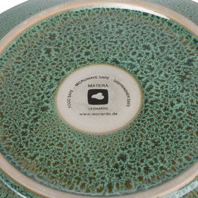 Keramikteller MATERA 21 cm grün tief 6er-Set