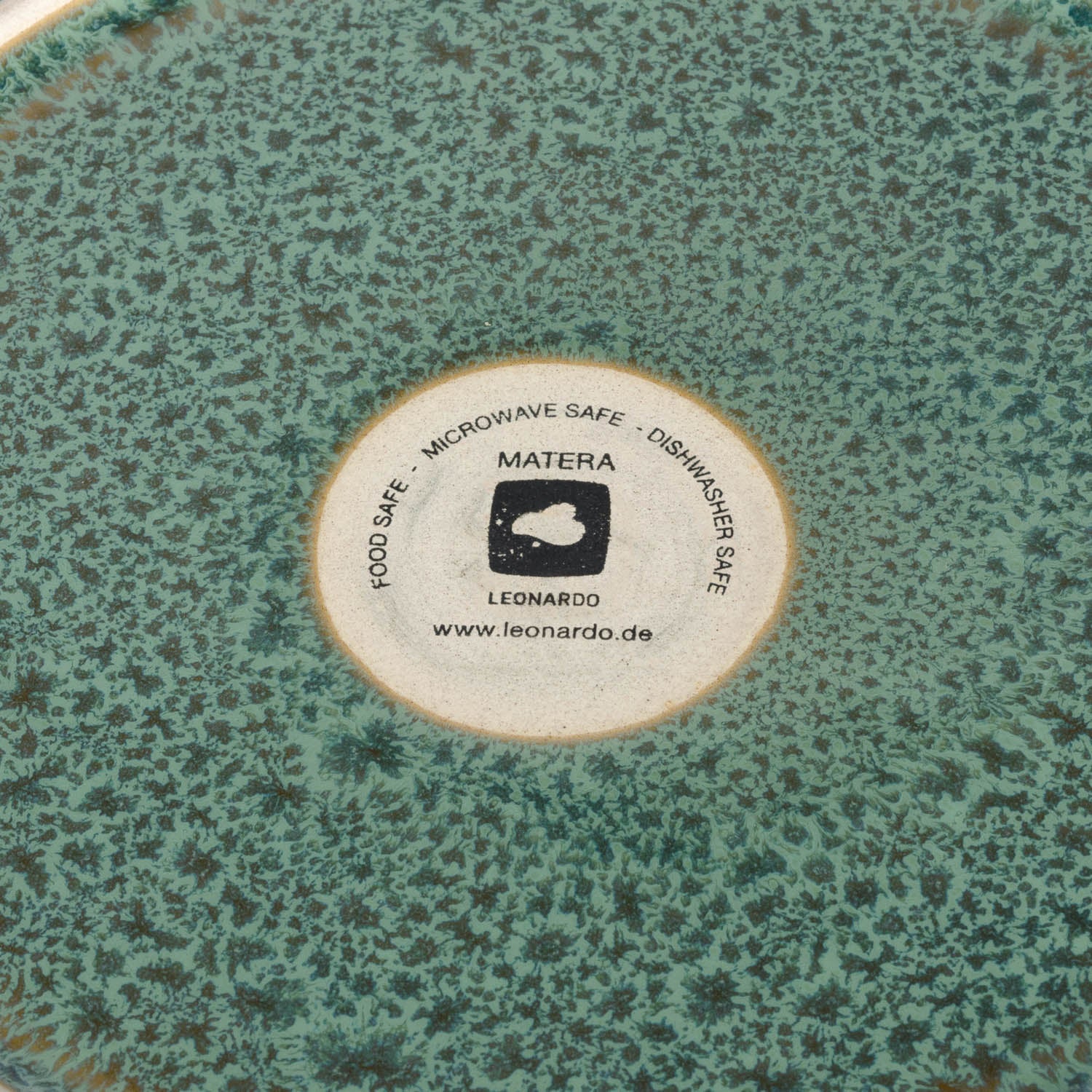 Keramikteller MATERA 27 cm grün 6er-Set