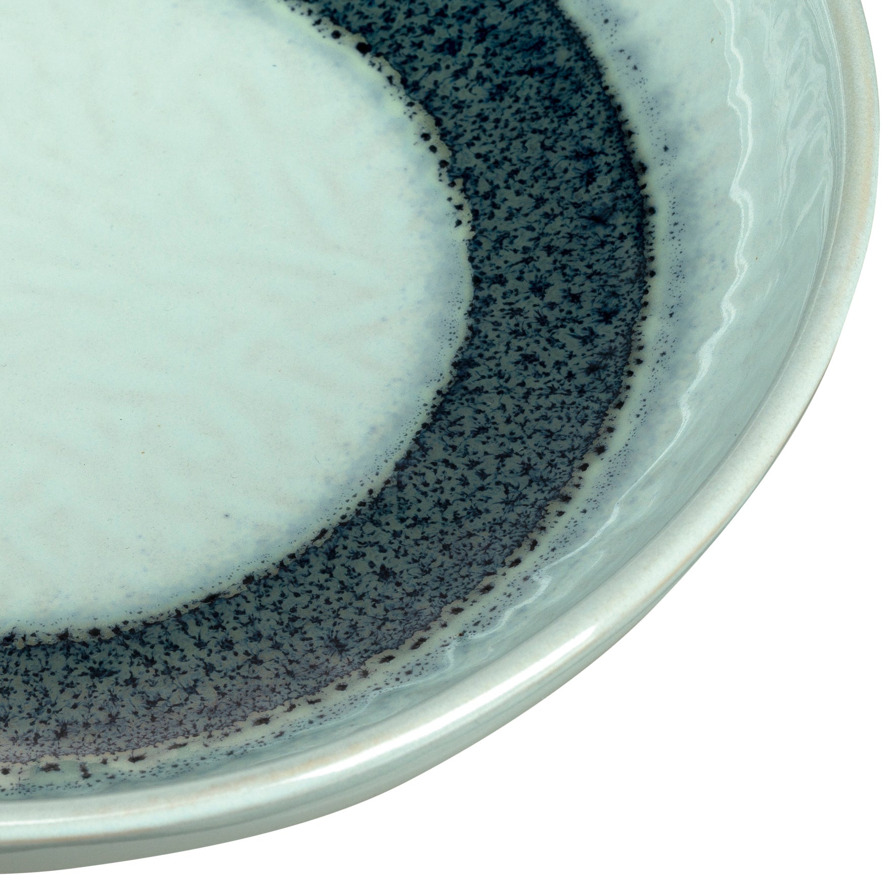 Keramikteller MATERA 21 cm blau tief 6er-Set