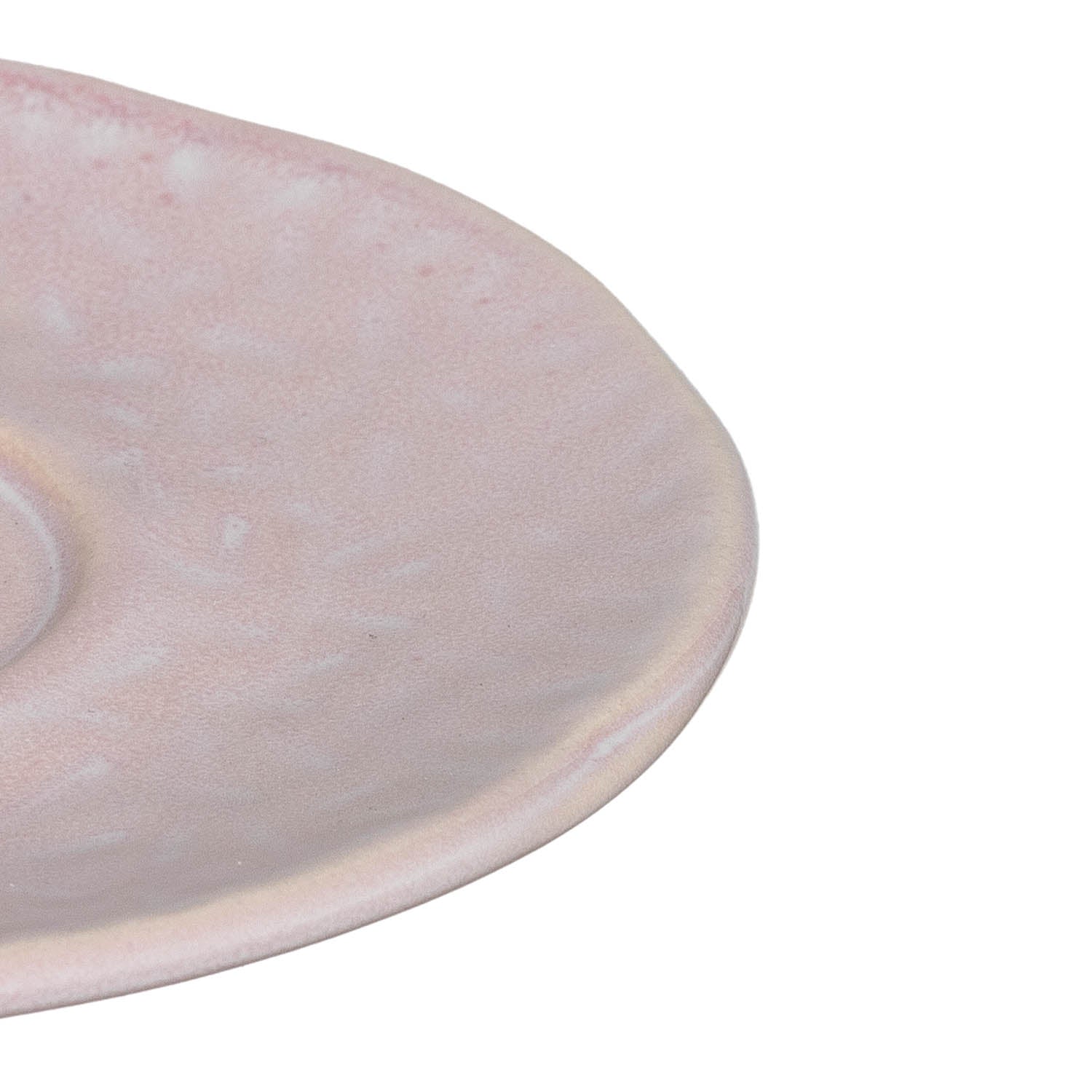 Keramikuntertasse MATERA 11 cm rosé 4er-Set