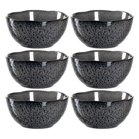 Keramikschale MATERA 12 cm anthrazit 6er-Set