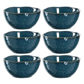 Keramikschale MATERA 12 cm blau 6er-Set
