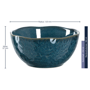 Keramikschale MATERA 12 cm blau