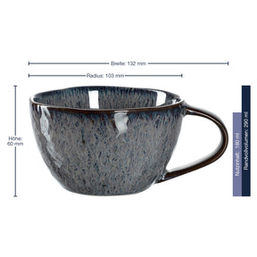 Keramiktasse MATERA 290 ml anthrazit