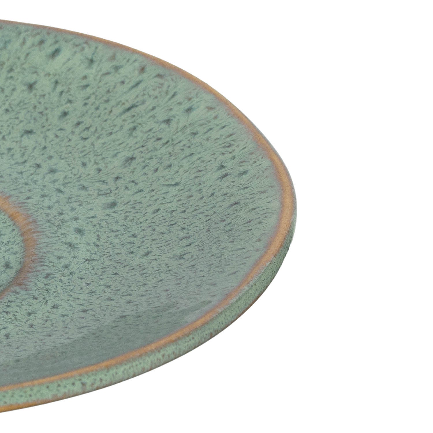 Keramikuntertasse MATERA 15 cm grün 4er-Set