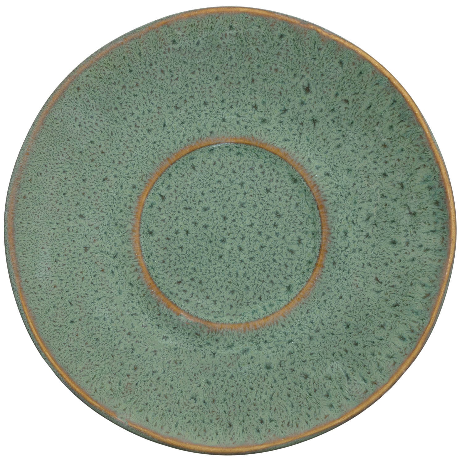 Keramikuntertasse MATERA 15 cm grün 4er-Set