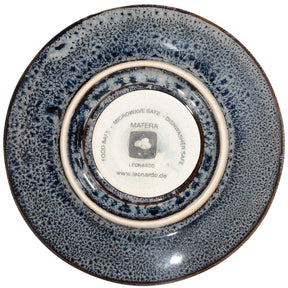 Keramikuntertasse MATERA 11 cm anthrazit 4er-Set