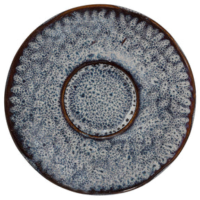 Keramikuntertasse MATERA 11 cm anthrazit 4er-Set