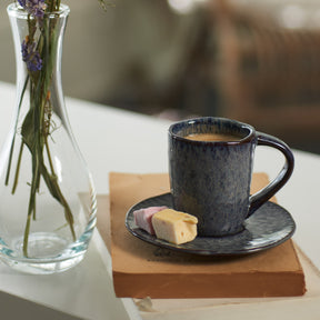 Keramikuntertasse MATERA 11 cm anthrazit