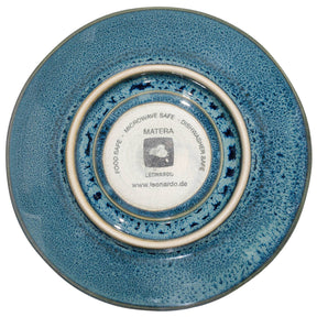 Keramikuntertasse MATERA 11 cm blau