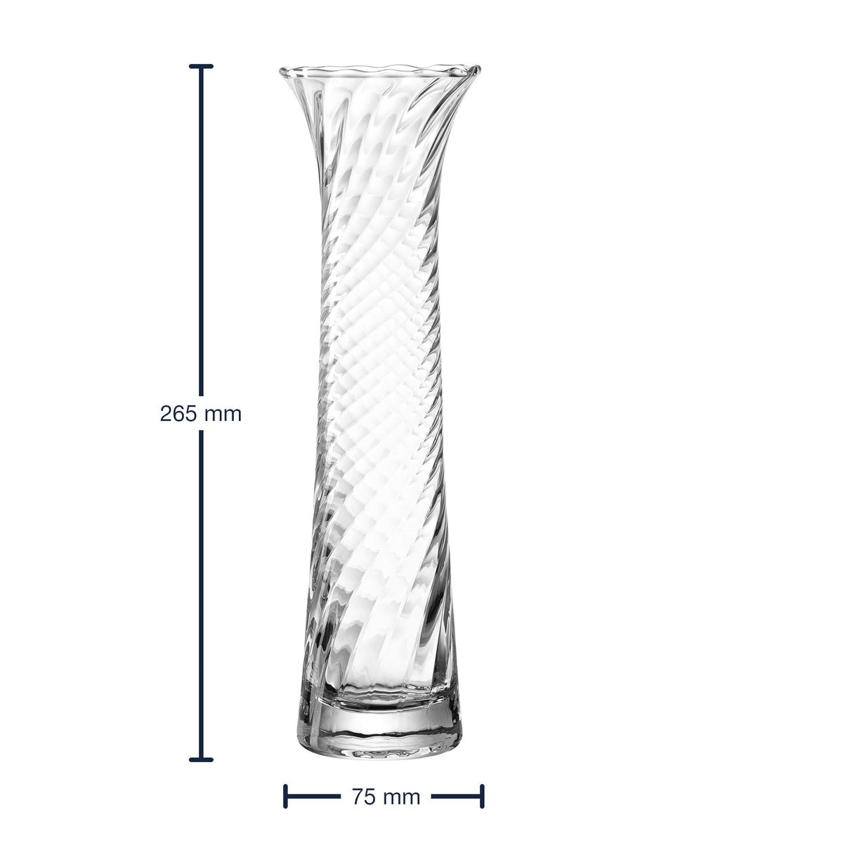 Massangaben zu Solifleurvase RAVENNA optisch 27 cm