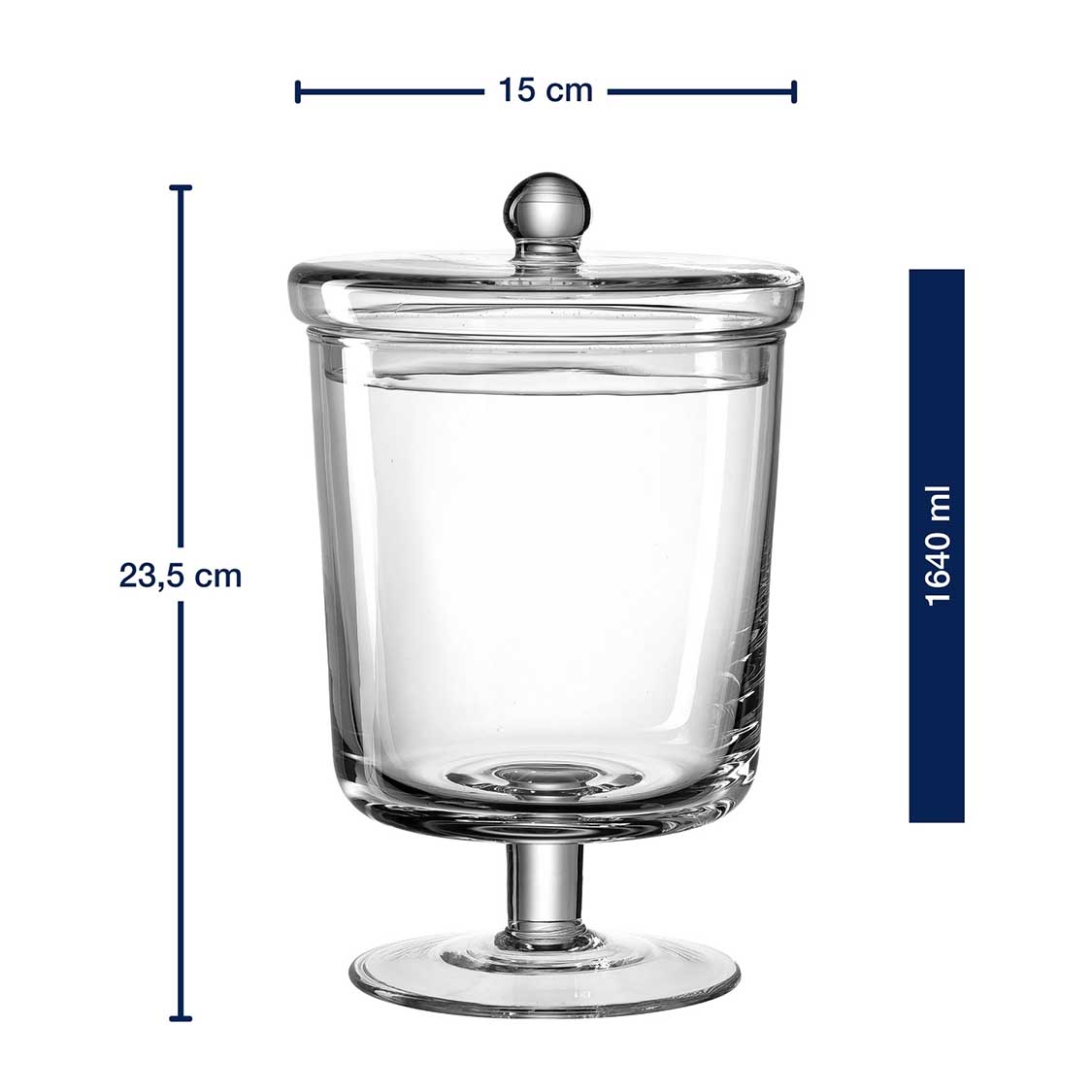 Dose auf Fuß POESIA 24 cm