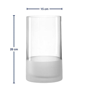 Vase NOVARA 26 cm satiniert