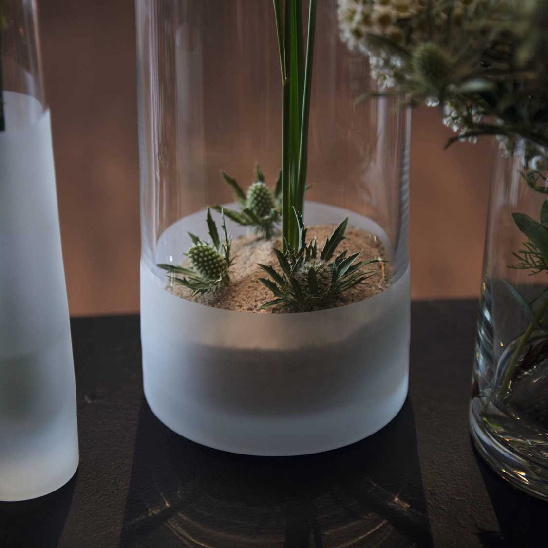 Vase NOVARA 26 cm satiniert