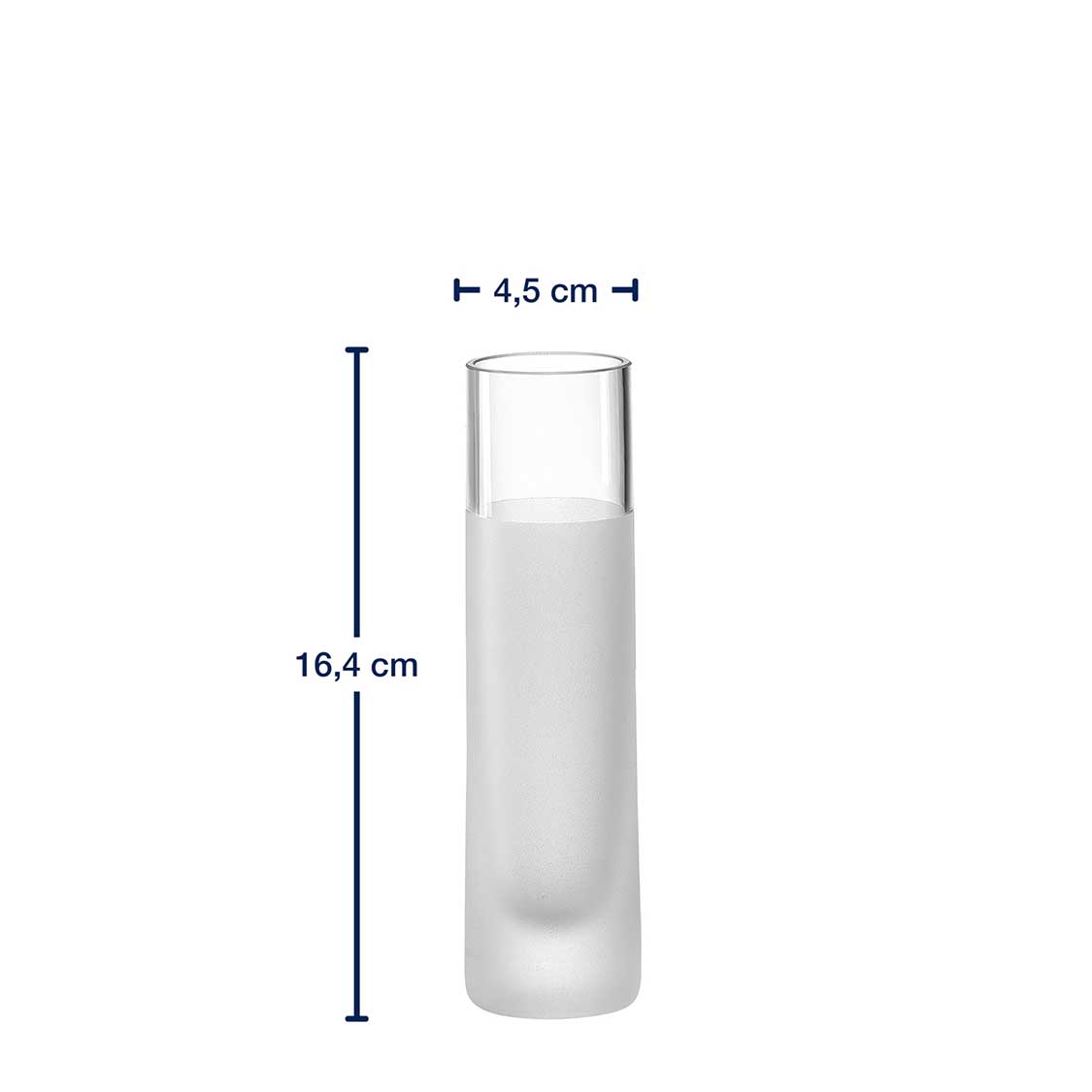 Solifleurvase  NOVARA 16 cm satiniert