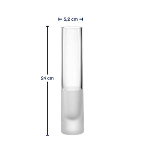 Solifleurvase NOVARA 24 cm satiniert
