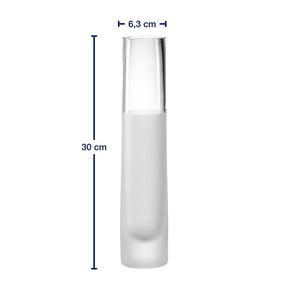 Solifleurvase NOVARA 30 cm satiniert