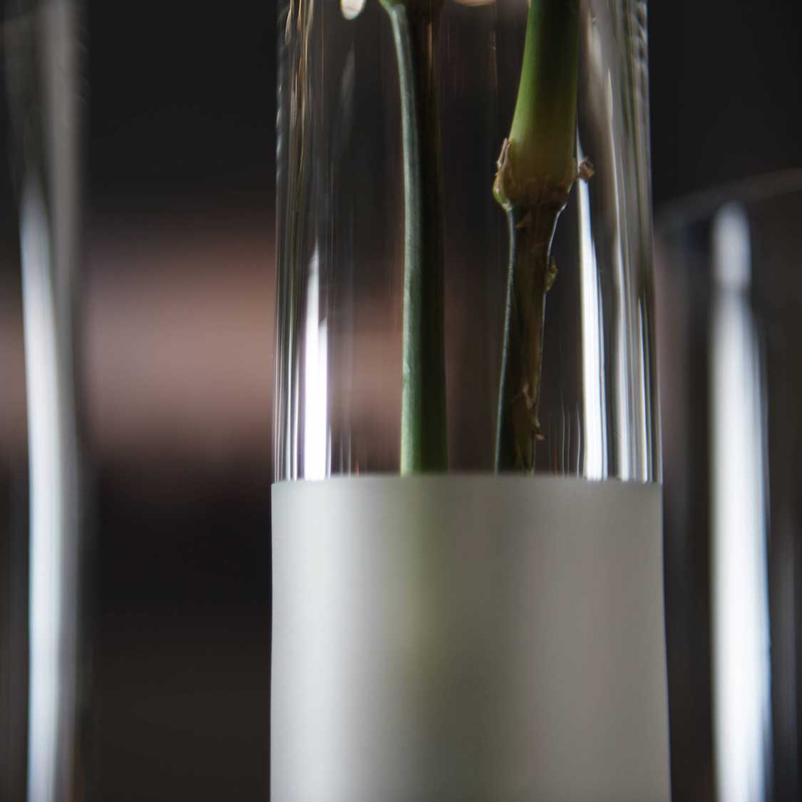 Solifleurvase NOVARA 30 cm satiniert