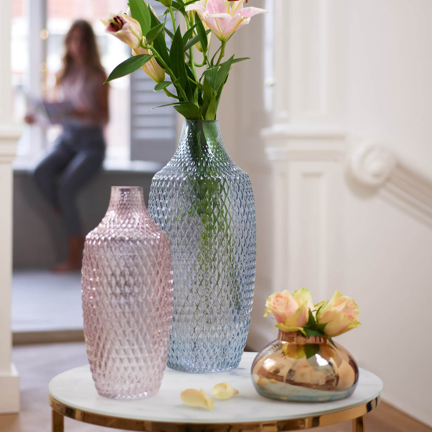 Vase POESIA 14 cm gold – LEONARDO