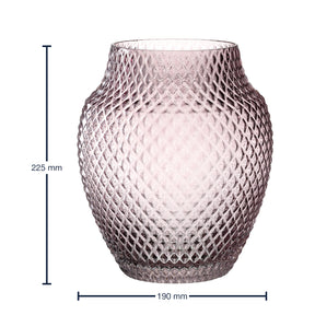 Vase POESIA 23 cm viola