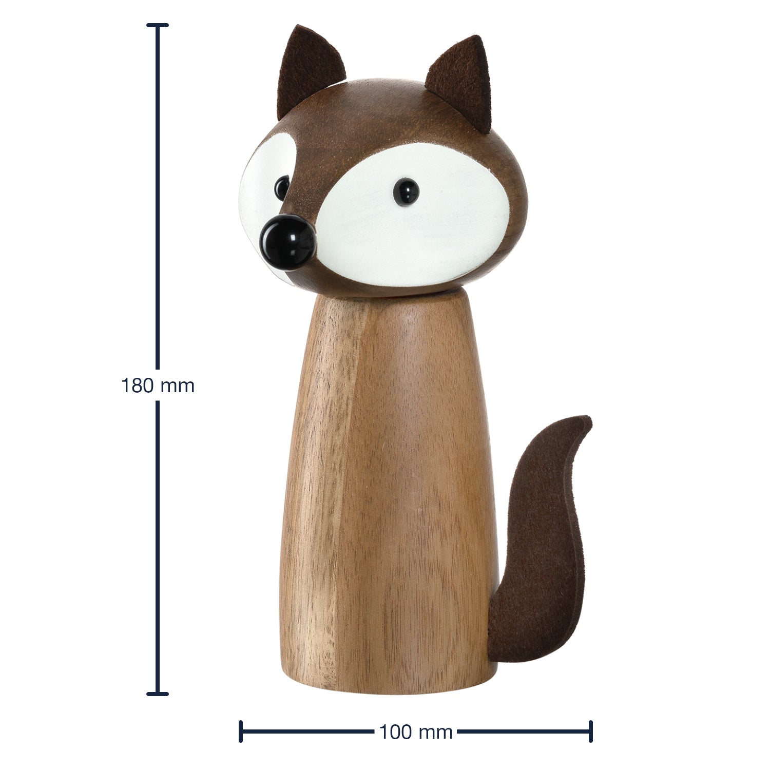 Gewürzmühle Holz CUCINA braun Fuchs – LEONARDO