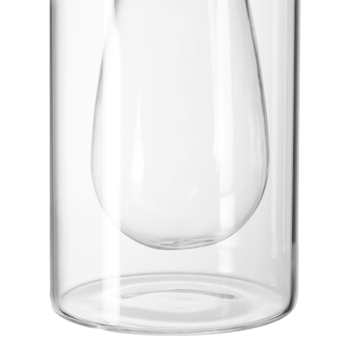 Bouteille Huile Et Vinaigre 2 En 1 Leonardo Home - 18,5 Cm Verre - Design Unique Fait Main - Pour Table Et Cuisine