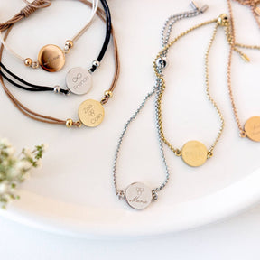Armband MARLA silber mit persönlicher Gravur