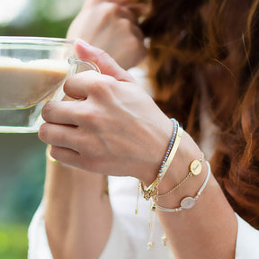 Armband MARLA gold mit persönlicher Gravur