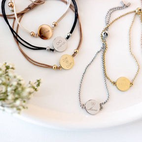 Armband MILA silber mit persönlicher Gravur