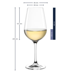 Weißweinglas TIVOLI 450 ml 6er-Set