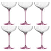 Champagnerschale POESIA 260 ml rosé 6er-Set