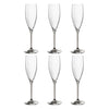 Sektglas POESIA 250 ml grau 6er-Set