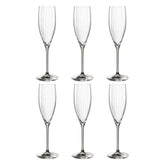 Sektglas POESIA 250 ml grau 6er-Set