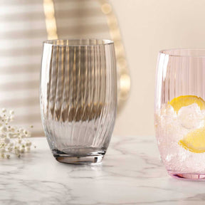 Trinkglas POESIA 460 ml grau 6er-Set