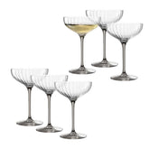 Champagnerschale POESIA 260 ml grau 6er-Set