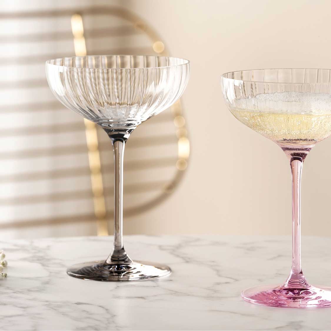 Champagnerschale POESIA 260 ml grau 6er-Set