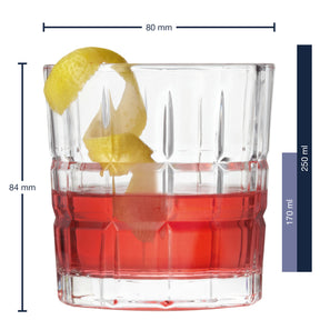 Whiskyglas S.O.F. SPIRITII 250 ml 4er-Set