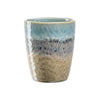 Keramikbecher MATERA 300 ml blau/anthrazit/beige