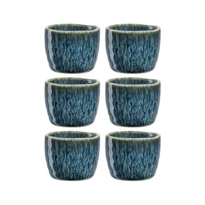 Eierbecher MATERA blau 6er-Set