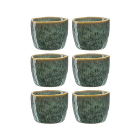 Eierbecher MATERA grün 6er-Set