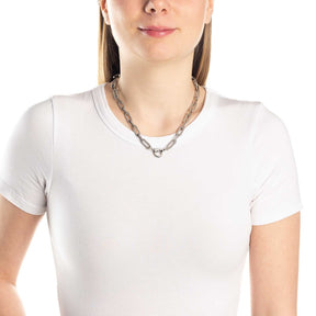 Halskette MONI 43 cm silber Clip & Mix