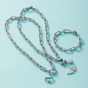 Halskette MONI 43 cm silber Clip & Mix